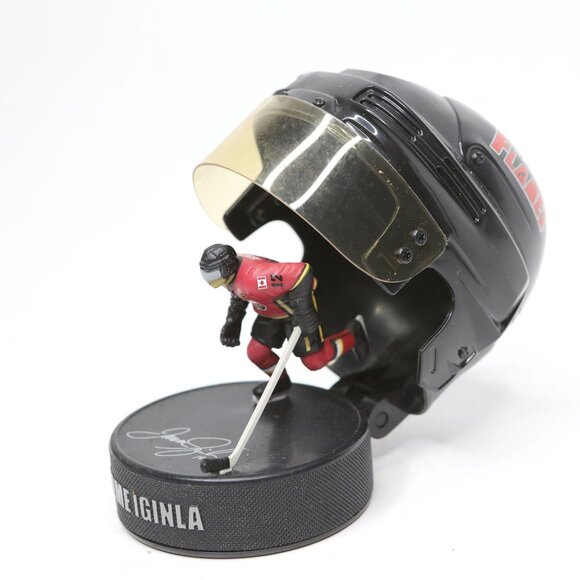 JAROME IGINLA 2009 NHL Hockey Helmet McDonalds Collectable Toy Calgary Flames - Picture 8 of 8